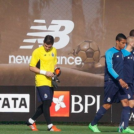 Porto getting ready for the game against Dynamo