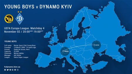 History and facts: Young Boys – Dynamo Kyiv