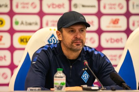 Press conference of Olexandr Shovkovskyi after the game against Metalist 1925