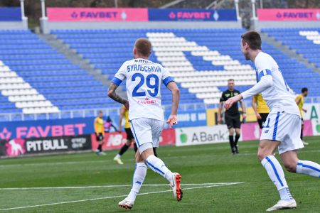 60th goal of Vitaliy Buialskyi for Dynamo