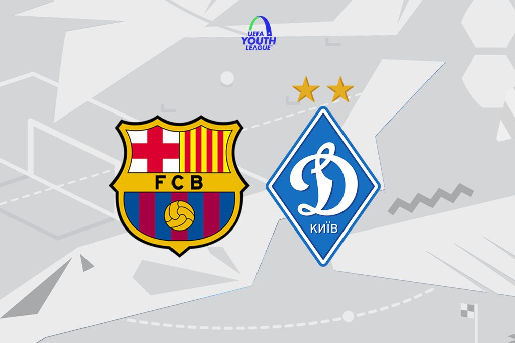 UEFA Youth League. Barcelona vs Dynamo on Dynamo TV