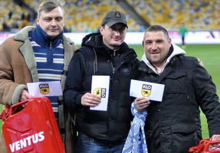 “Football bowling from KLO” at Dynamo match against Karpaty