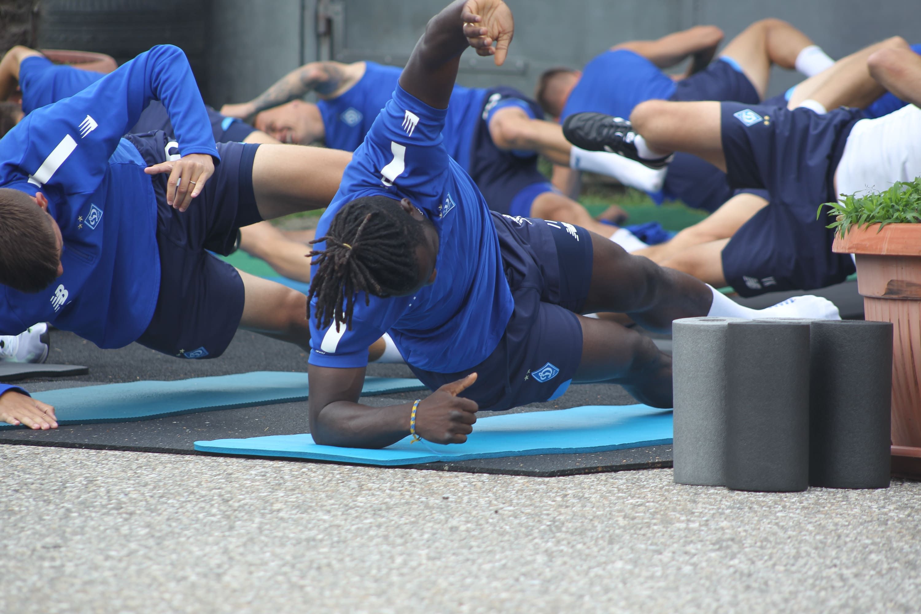 Dynamo training camp: morning gym session