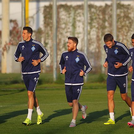 The White-Blues getting ready for cup match against Obolon-Brovar