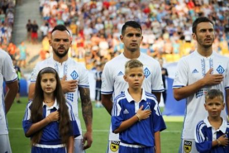 By the hand with idol at Dynamo home games!