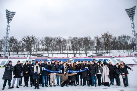 Екскурсія стадіоном «Динамо» імені Валерія Лобановського для студентів