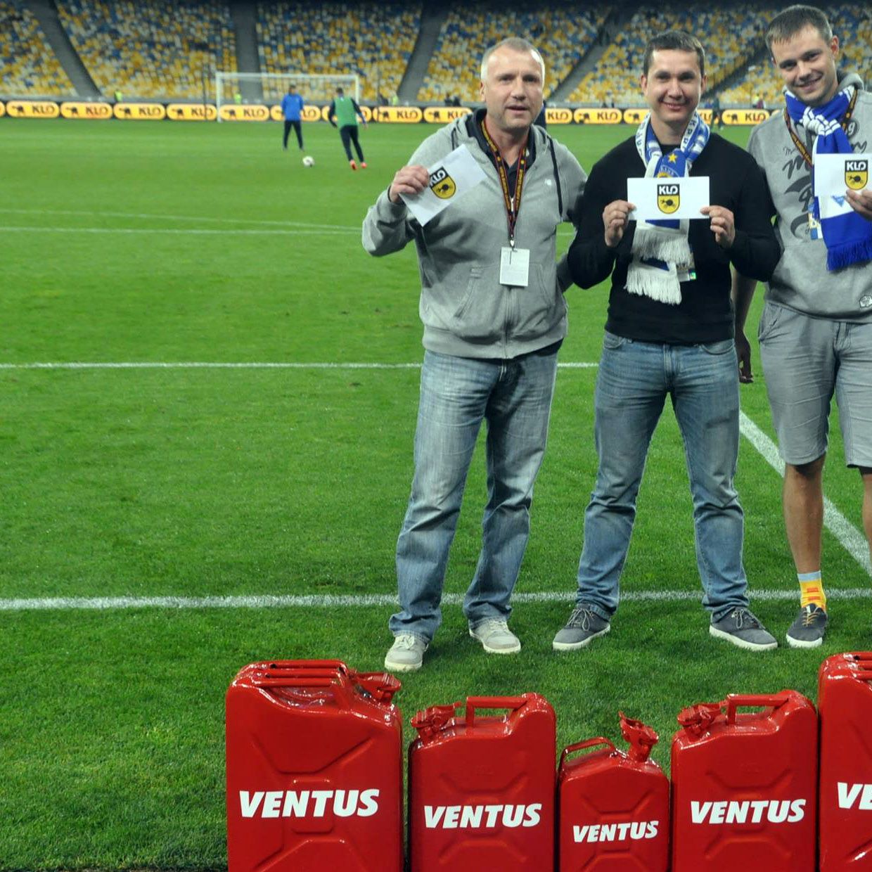 “Football bowling from KLO” at Dynamo match against Zoria