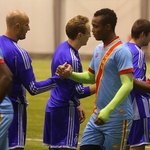 Friendly match of Dynamo fans and African students