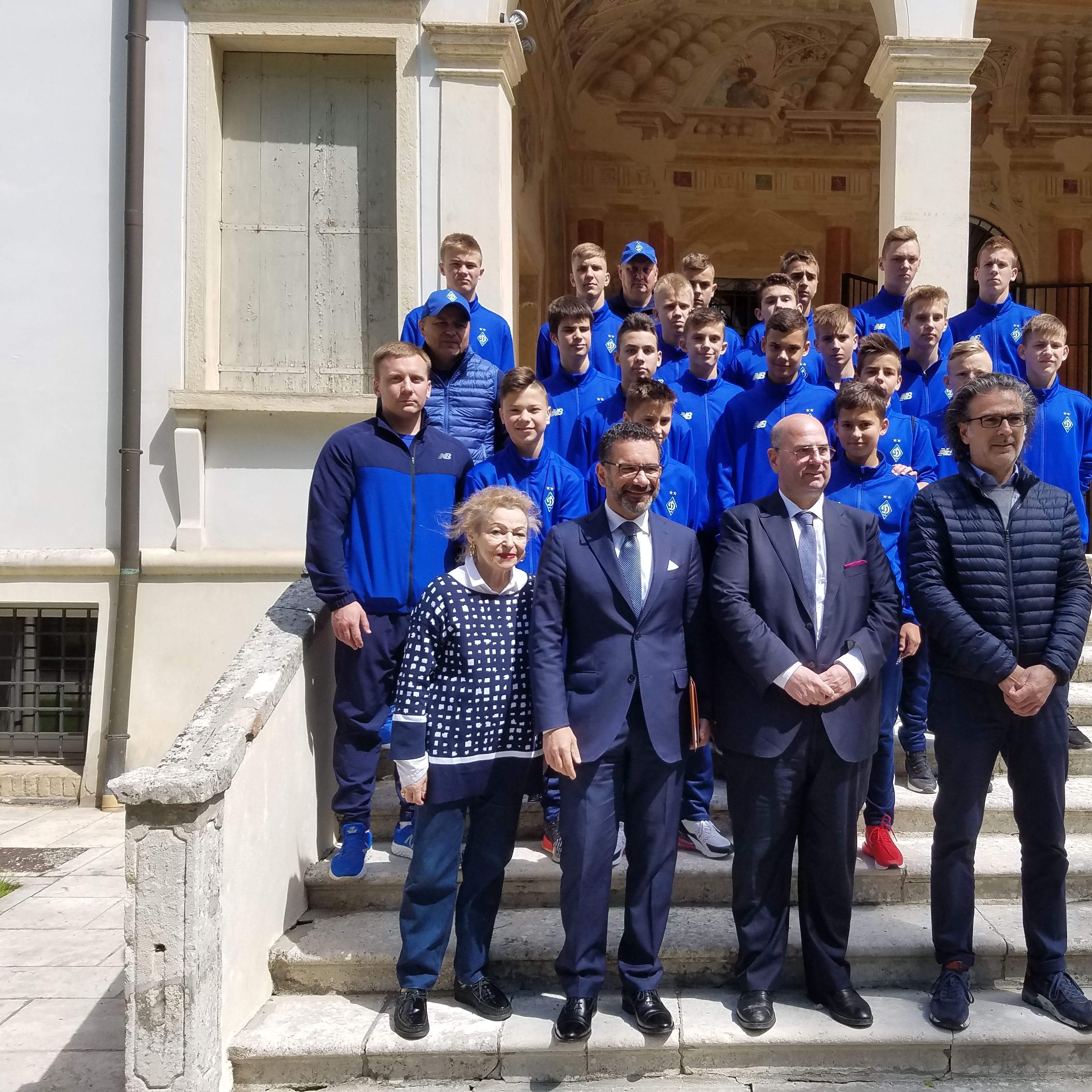 Почесний прийом для “Динамо” U14 напередодні старту Abano Football Trophy