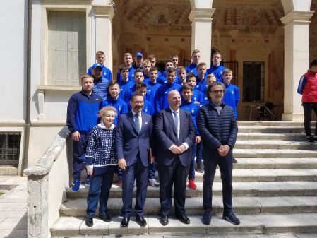 Почесний прийом для “Динамо” U14 напередодні старту Abano Football Trophy