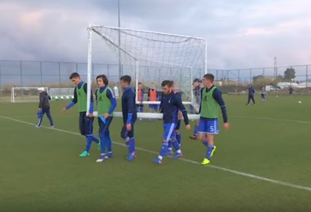 Dynamo U-19 in Turkey: afternoon training session