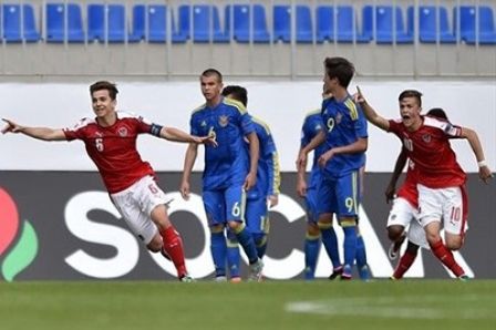 Ukraine U-17 with six Kyivans lose against Austria at Euro-2016