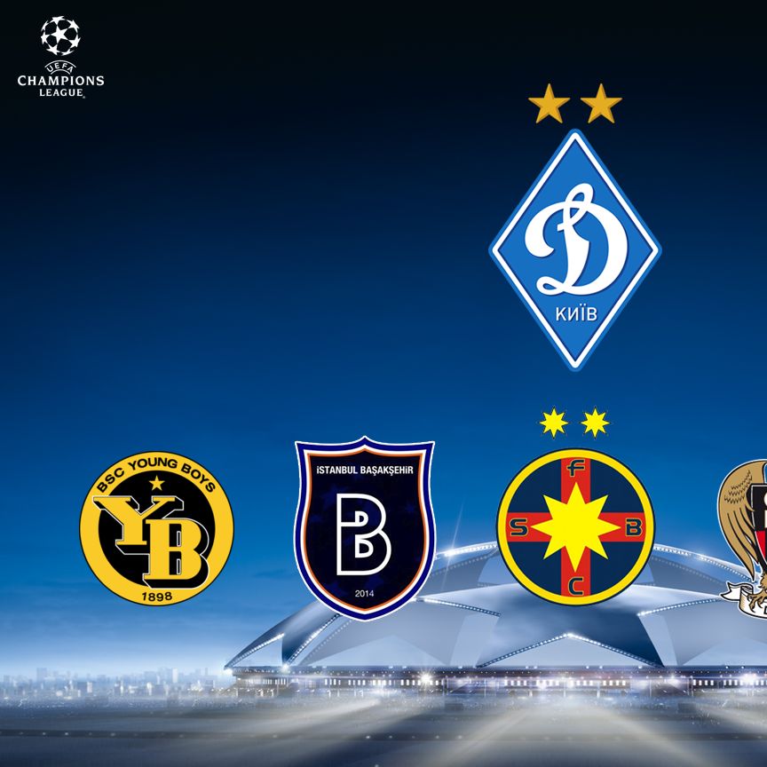 All Dynamo potential opponents in the CL 3rd qualifying round