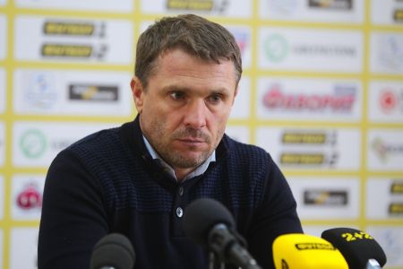 Serhiy REBROV: “Late in the game we had four forwards”