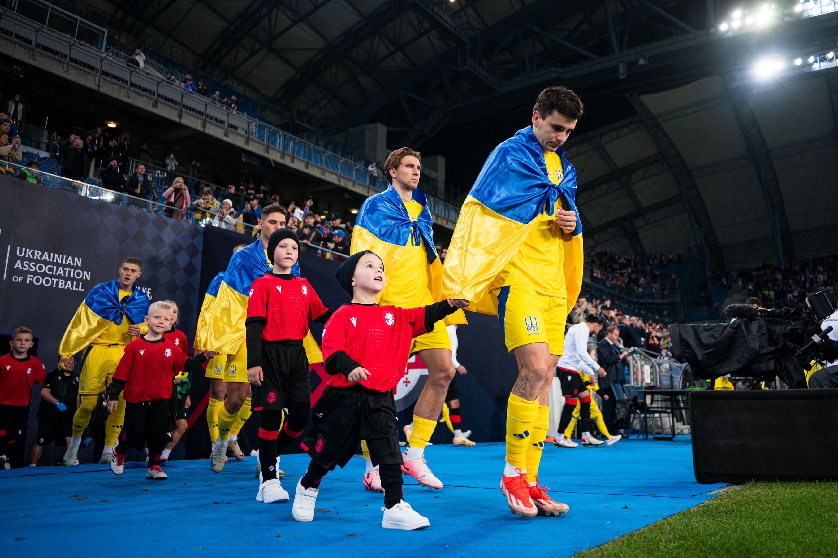 Ukraine beat Georgia and win first Nations League game of the season