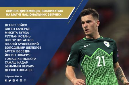 Dynamo players in national teams: who, where, when