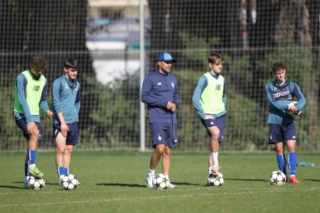 Dynamo U19: preparations for Atalanta