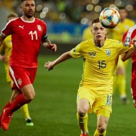 Goal by BESEDIN saves Ukraine from defeat against Serbia