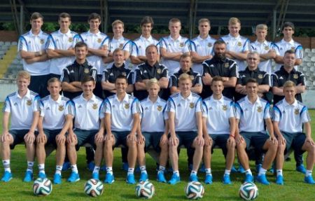 Збірна Україна (U-20) з п'ятьма динамівцями у складі перемагає Грузію