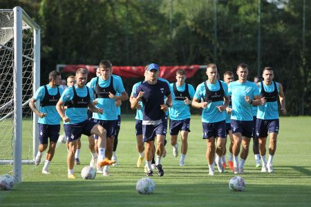 Getting ready for second leg against Aris in Romania