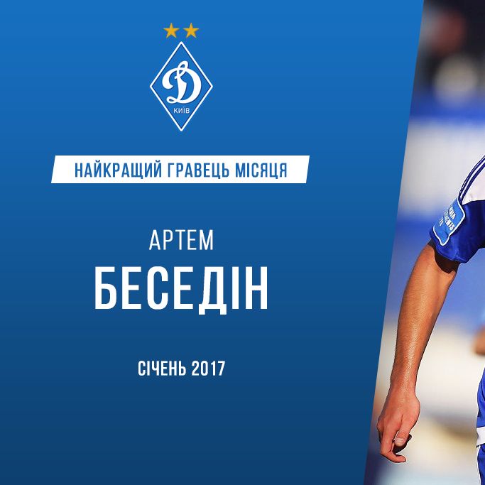 Artem BESEDIN – Dynamo best player in January!