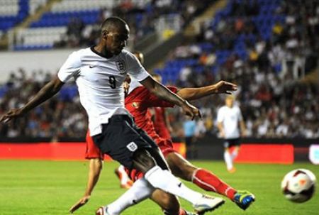 Katalin Karp takes the field against England U-21