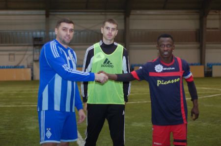 “Together against racism!” friendly at Dynamo training complex