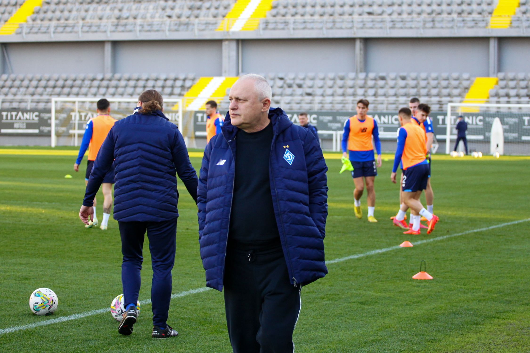 Ihor Surkis at Dynamo camp in Turkey