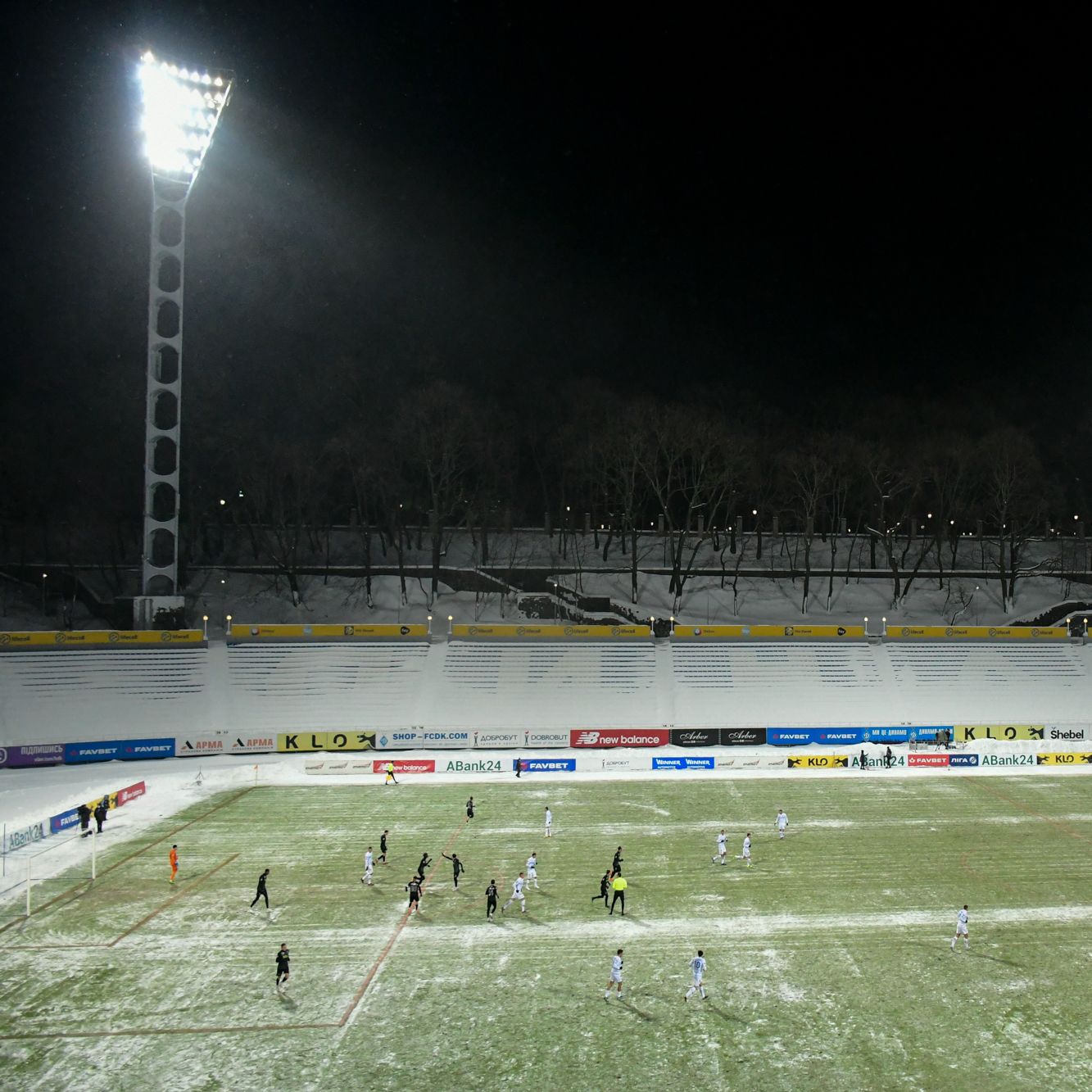 Match against Desna at Dynamo Stadium