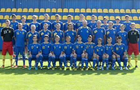 Ukraine U-16 with Dynamo players – Four Nations Cup bronze medalists