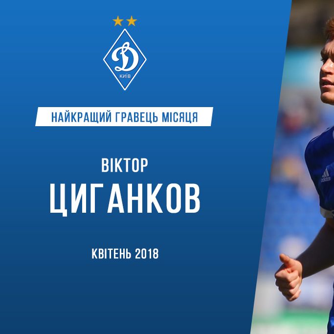 Viktor TSYHANKOV – Dynamo best player in April