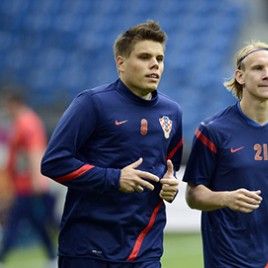 VIDA and VUKOJEVIC getting ready for friendly against Mali in Osijek