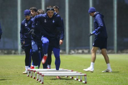 Photos, video: Dynamo training session before the game against Olympiacos