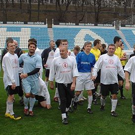 Матч українсько-французької дружби ЗМІ на «Динамо»!