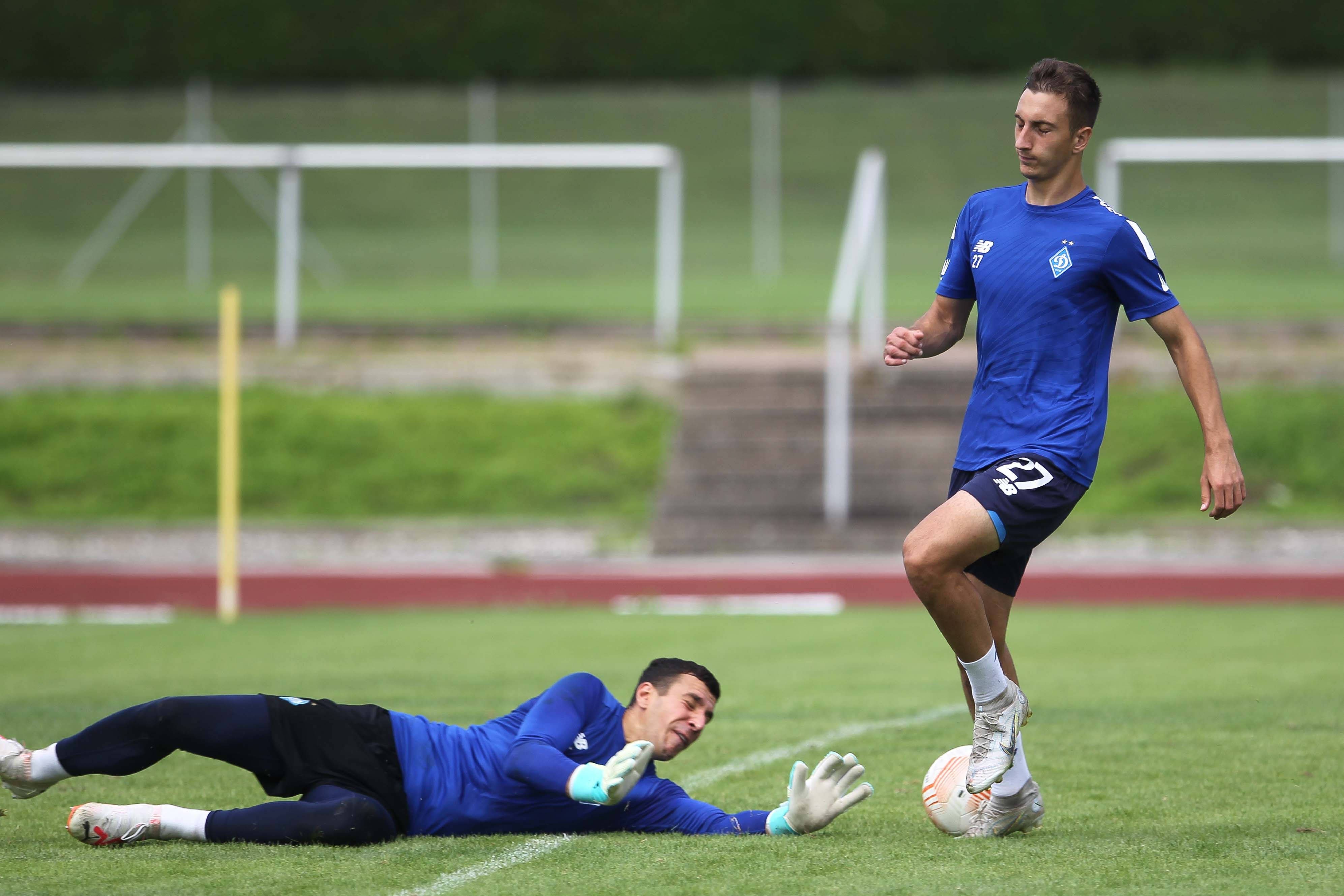 Dynamo training camp: training after the game against Al Hilal