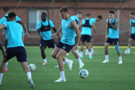 Preparations for second leg against Besiktas