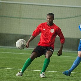 Football against racism in action