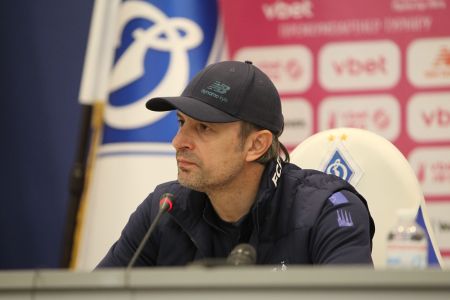 Press conference of Olexandr Shovkovskyi after the game against Chornomorets