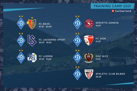 Dynamo friendlies at the training camp