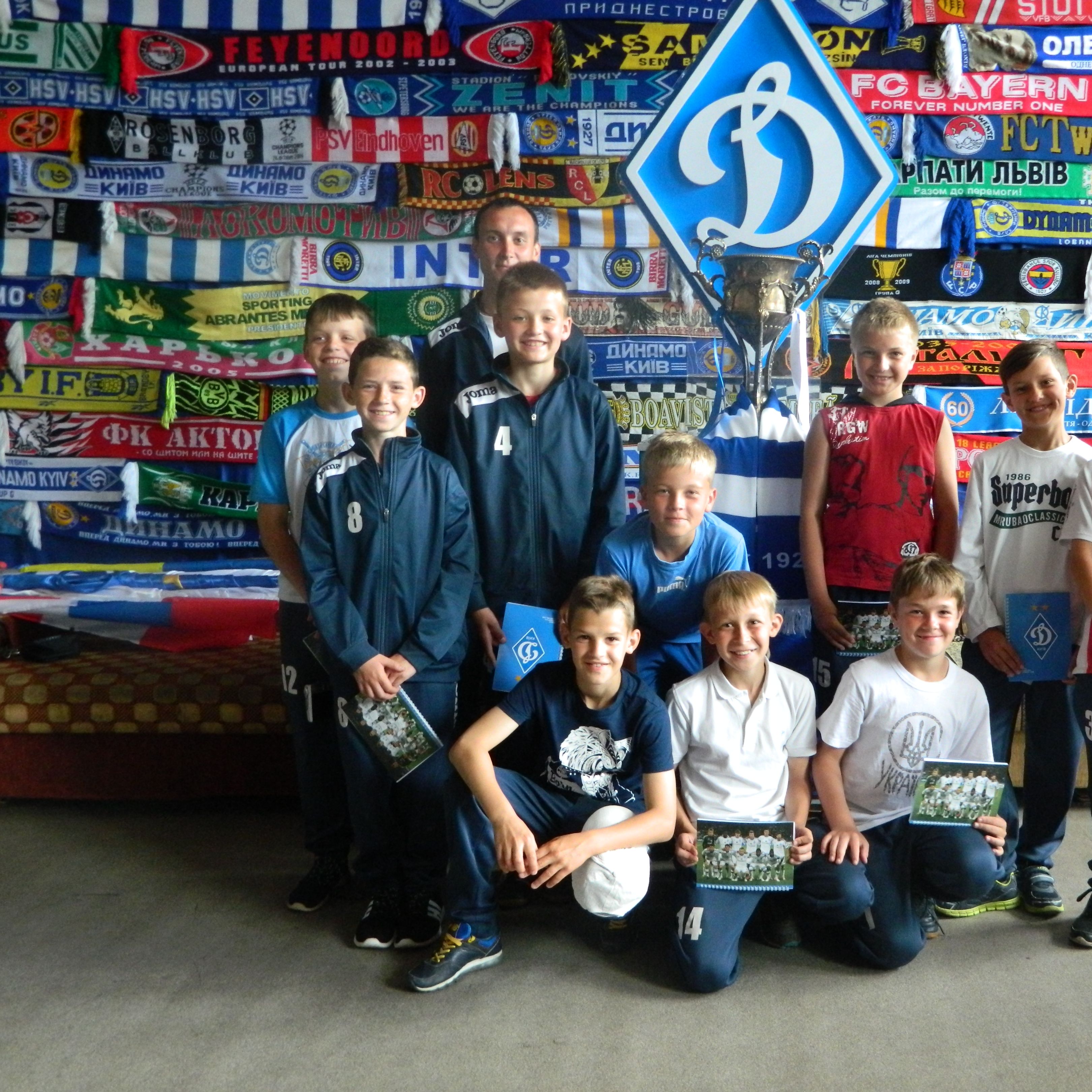 Excursion at Dynamo Stadium for young champions