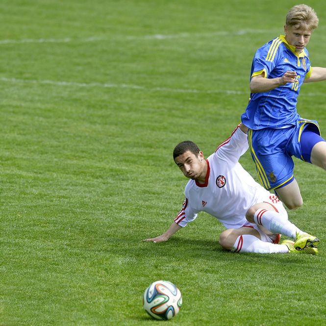 Ukraine U-19 with four Dynamo players flatten Georgia